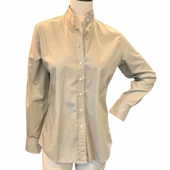 Marigold Riding Apparel UK14 US 10 English Show Shirt Extra Collars Beige #234D - Picture 3 of 7